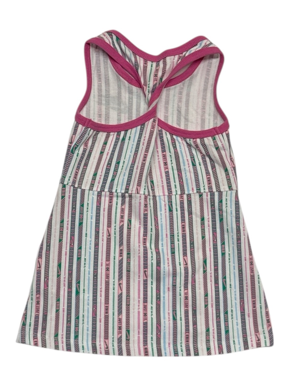 Girl’s Nike Multi Color Stripped Dress 24 Months - Picture 3 of 5